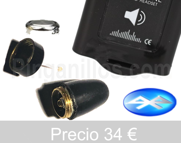 Pinganillo Vip Pro Ultramini Negro